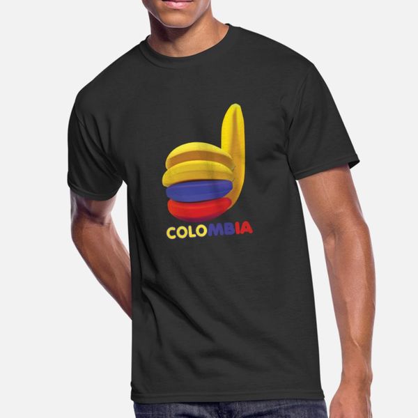 

banana colombia t shirt men customize cotton euro size s-3xl trend loose fashion summer unique shirt
