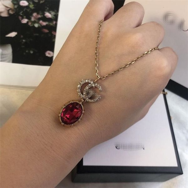 

exaggeration diamond women necklaces fashion letter pendant lady necklace 2 colors personality charm girls necklaces jewelry, Silver