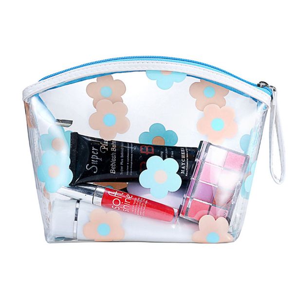 

pvc cosmetic bag transparent waterproof clear organizer pouch makeup bag women beauty accessory travel toiletry storage case