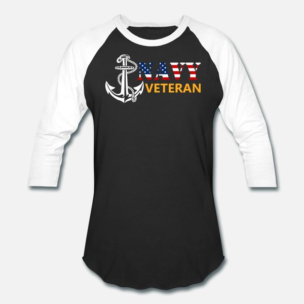 

navy veteran t shirt men custom cotton round collar original graphic fashion summer style kawaii shirt