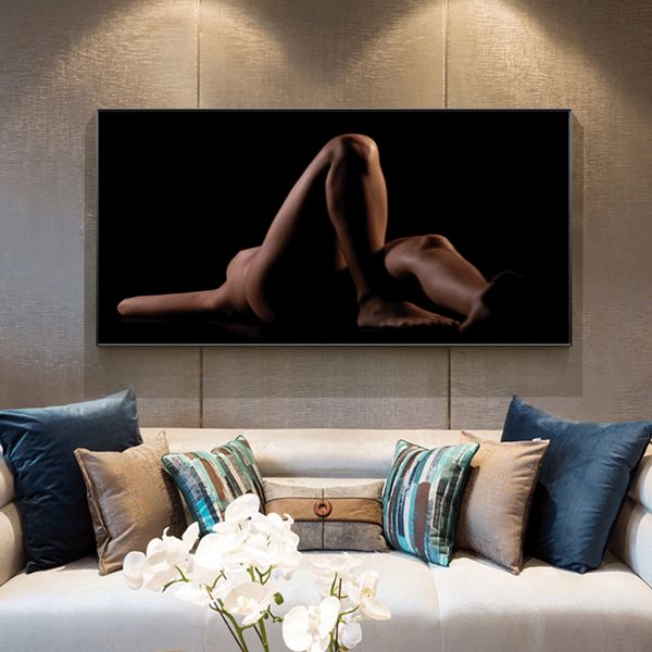 

canvas painting wall posters and prints african women nude wall art pictures for living room decoration dining restaurant l home decor