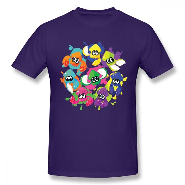 

игра splatoon тенниска для мужчин плюс размер пользовательских пара tshirt
