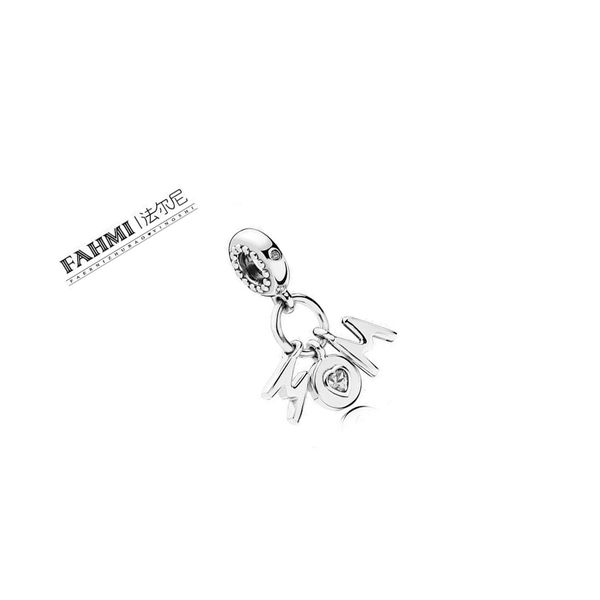 

fahmi 100% 925 sterling silver 1:1 797059nsp perfect mum hanging charm original women wedding fashion jewelry, Black