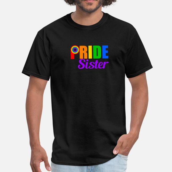 

gay pride sister t shirt men printed tee shirt s-xxxl trend anti-wrinkle casual spring standard shirt