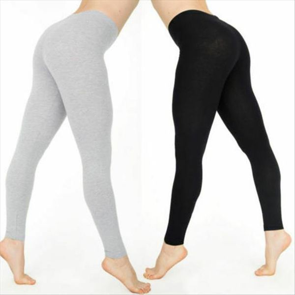 

new women autumn cotton white black solid polyester color skinny stretchy pants casual leggings drop shipping