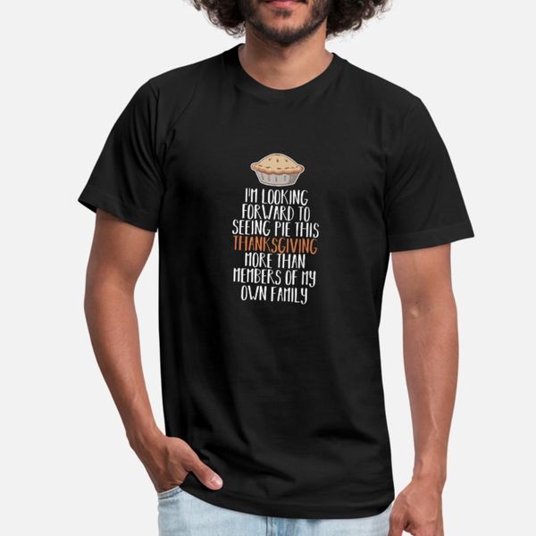 

thanksgiving pie funny family food novelty artwork t shirt men personalized 100% cotton crew neck letter sunlight casual summer shirt