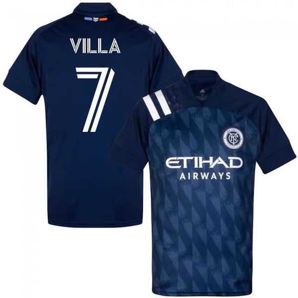

new york city fc 2019 home soccer jersey nycfc mls pirlo moralez lampard david villa mcnamara medina football shirt 2xlquality, Black;yellow
