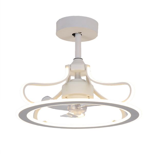 

23 inch ceiling fan lamp with remote control roof led lighting fan modern bedroom restaurant indoor ac220v motor fans light
