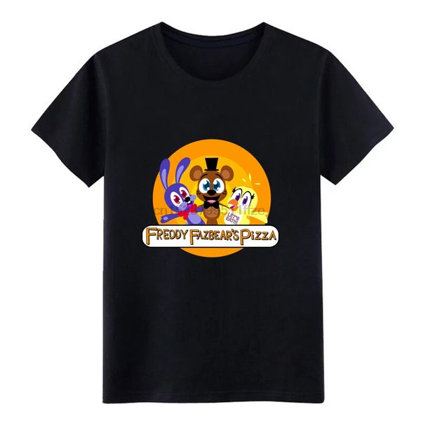 

fnaf fazbear pi zza t shir t shirt print short sleeve crew neck formal fit building summer formal shirt