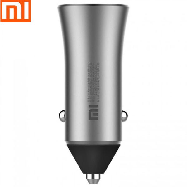 

cgjxsnew version xiaomi mi car charger dual usb quick charge 5v /2 .4a 9v /2a 12v /1 .5a max 18w fast charge edition with led light tips