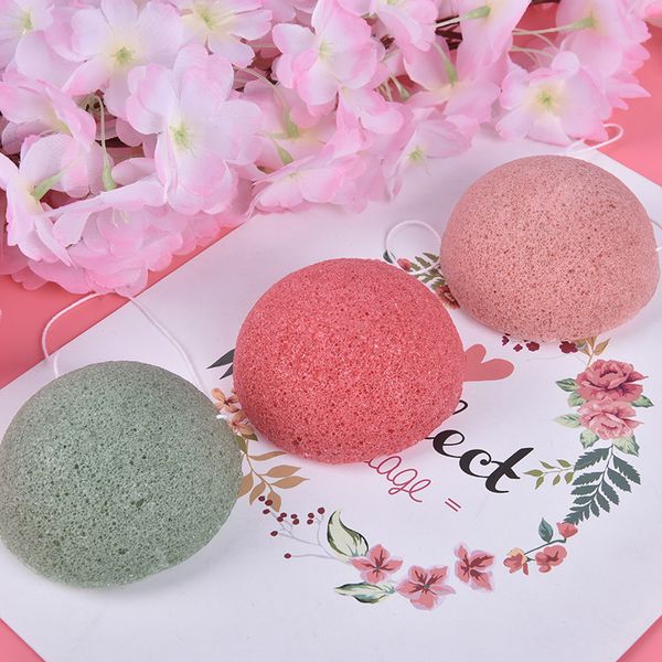 

new exfoliator cleanse puff sponge natural konjac face wash cleaning sponge puff makeup face clean