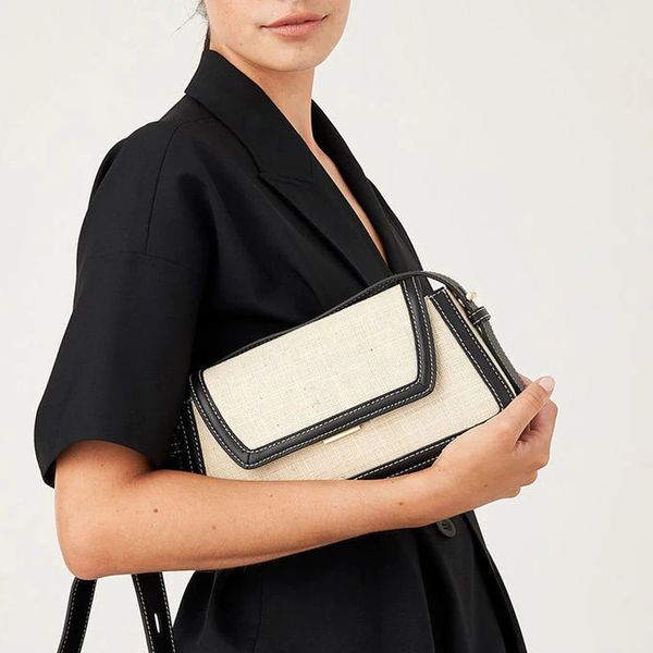 

australia trend 2020 new spring summer stitching wide shoulder-strap adjustable single shoulder crossbody underarm bag a061