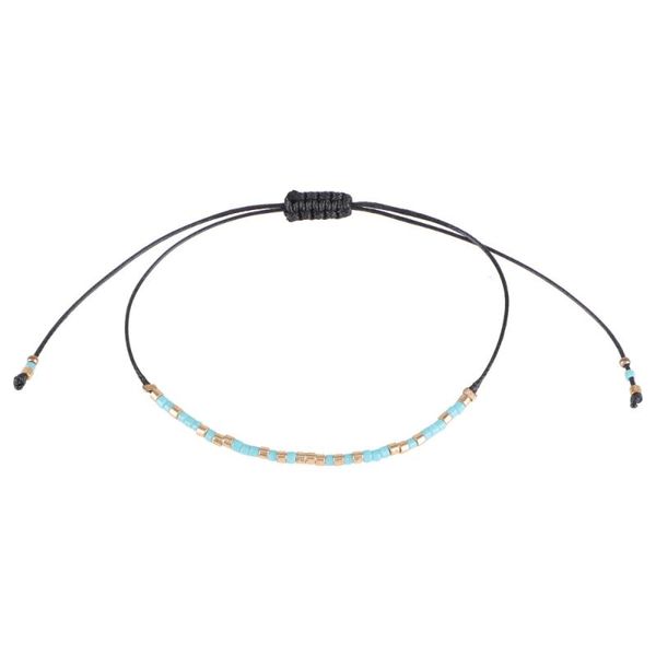 

1pc bohemain bracelet handmade adjustable bracelet folk style wristlet beads (golden green, Golden;silver