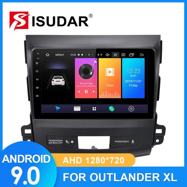 

isudar car radio for mitsubishi/outlander 2007-2012 2 din android 9 autoradio multimedia gps dvr camera 2gb rom 32gb usb fm car dvd
