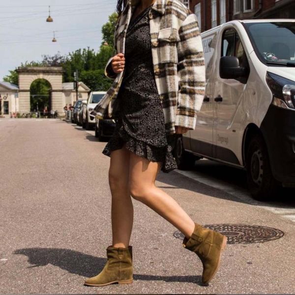 

women's wool & blends plaid pocket jacket with buttons 2021cc/woolen coat female winter top, Black