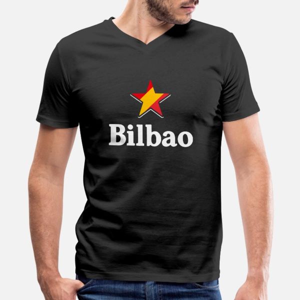 

stars of spain bilbao dark t shirt men fitness cotton round collar family fitness fashion summer standard