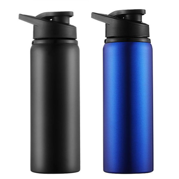 

700ml large capacity stainless steel bike water bottle outdoor sport running bicycle kettle drink bottle cycling water cups dh1108 t03