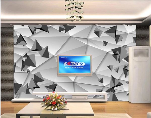 photo personalizzato carta da parati Fondo astratto 3D tridimensionale Spazio Art soggiorno tv a parete pittura decorativa sfondi 3d