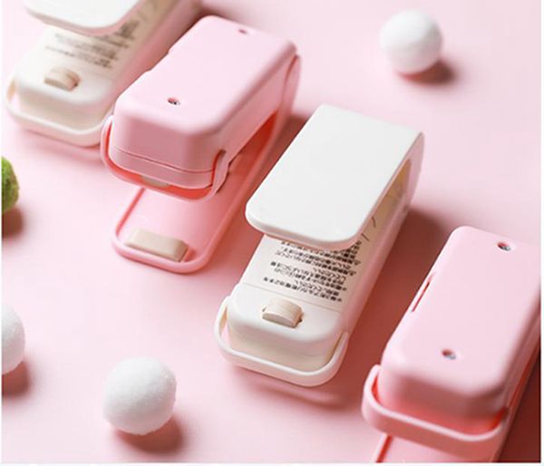 

портативный heat sealer пластиковый пакет для хранения сумка мини запайки handy стикера и уплотнители для еды snack кухонные принадлежности