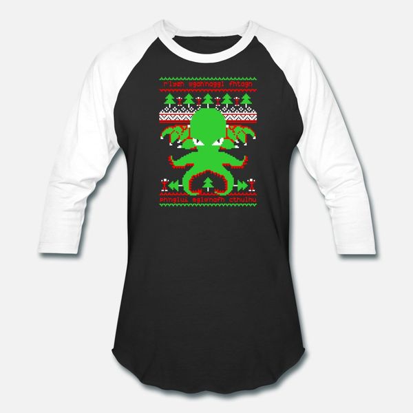 

cthulhu christmas t shirt men designing tee shirt euro size s-3xl trend graphic comical summer cool shirt