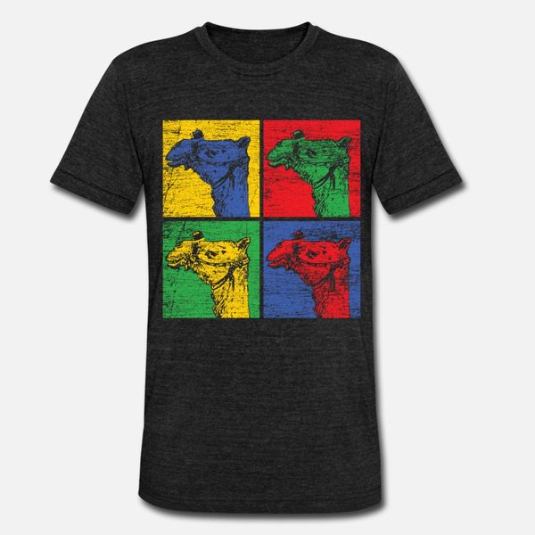 

camel arabia desert animal africa safari pop art t shirt men custom cotton round collar gents famous funny spring autumn unique shirt