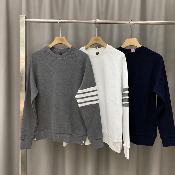 

mens sweater / hoodie crew neck pullover casual warm black and white sweater53