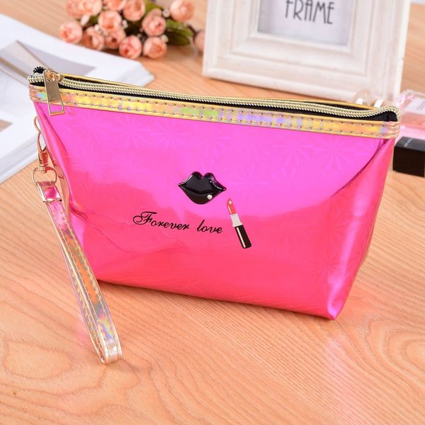 

хранение путешествия пришивания путешествие лазерной пвх косметической мумии мешок блестки косметического мешок 7017c