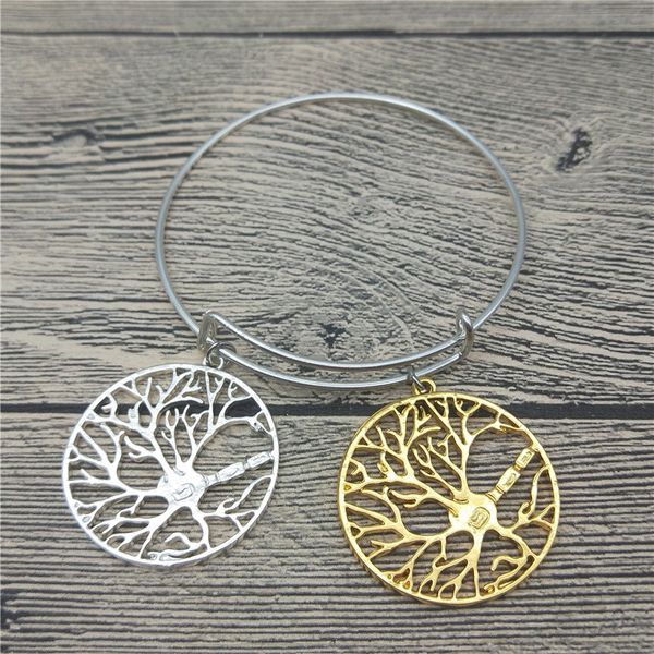 

new brain cell neuron in a circle bangles cute brain cell neuron bangles bracelets fashion geometric jewellery, Black
