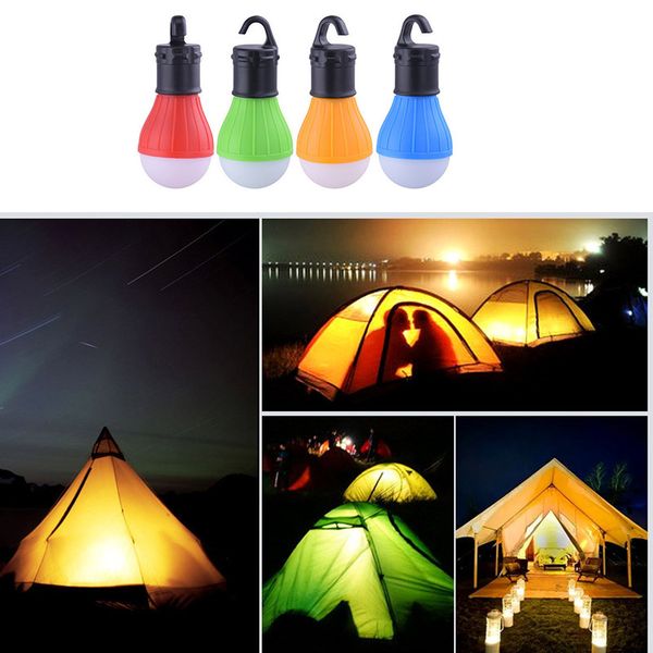 

mini portable tent light led bulb emergency lamp waterproof hanging hook camping vj-drop