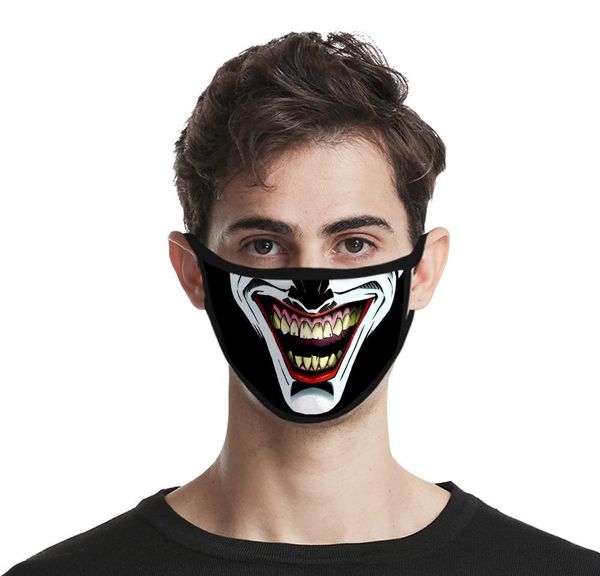 

party shipping clown cotton 3d horror masks masks mask dhl silk designer cloth mask ice printed face xhlight pyzxc