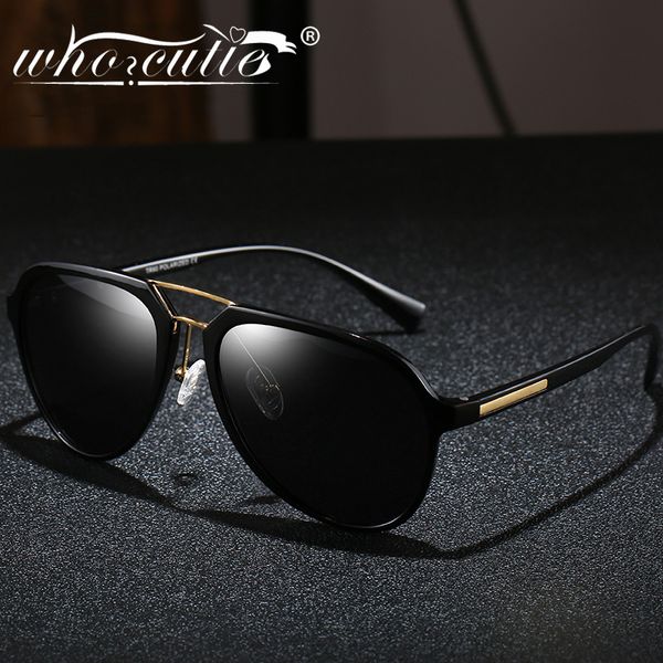 

ultralight tr90 polarized sunglasses aviation frame men 2020 brand design matte black fade sun glasses driving male oculos s053, White;black