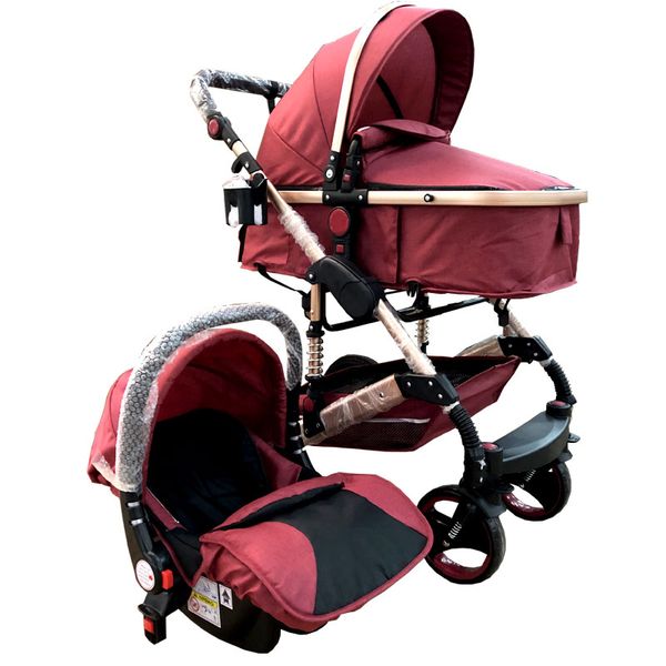 

2020 en1888 certificated multifunctionall baby stroller 3 in 1 travel system factory directly supply