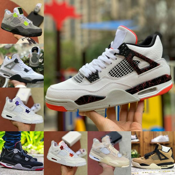 

cream sail 4 mens basketball shoes 4s bred pale citron sp wmns neon what the pine green pure money royalty mushroom tattoo trainers sneakers