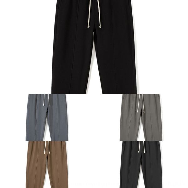 

be men's wear 2020 autumn and winter half-leg loose sports sports sweatpants all-match high street lazy fashion brand pants x8hat, Blue