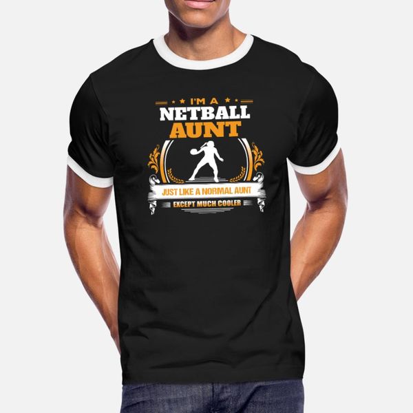 

netball aun gift idea t shirt men customized cotton s-3xl normal crazy funny casual spring autumn unique shirt