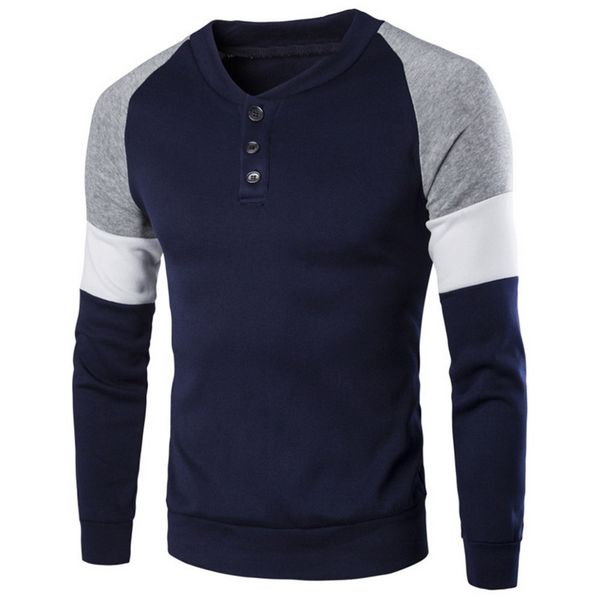 

men's sweaters men slim body fashion sweater fit knittwear casual pullover male o-neck patchwork pull homme clothing, White;black