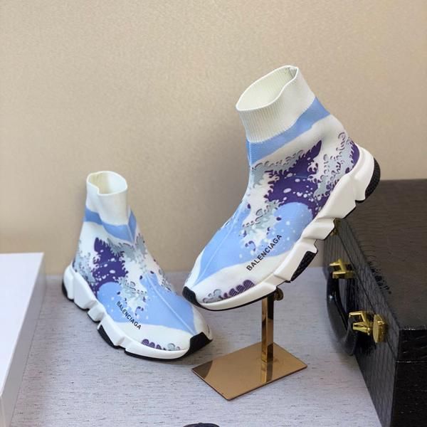 

2020 fashion luxury speed training socks shoes men and women letter knitting fashion sneakers business ladies winter ankle boot, Black