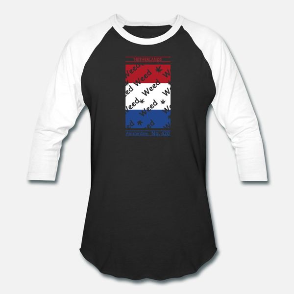 

netherlands amsterdam no 420 t shirt men designer 100% cotton crew neck normal cute funny spring letter shirt