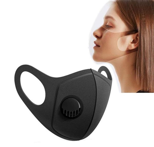

mouth mask valve face mask sponge 2020 respirator half dustproof muffle washable pm2.5 with breath reusable pollution riwgp wrhome