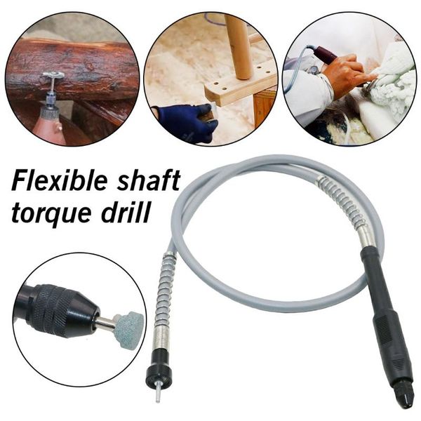 

universal 895mm aluminum flexible flex shaft with keyless chuck 1/8"(3.175mm) connector fit all electric grinder rotary tool