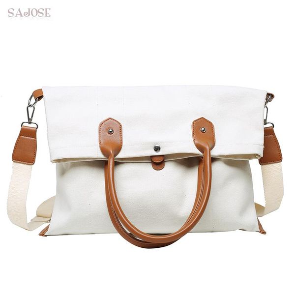 

girl trend fashion messenger patchwork handbag women lady tote canvas bags shoulder handle for women