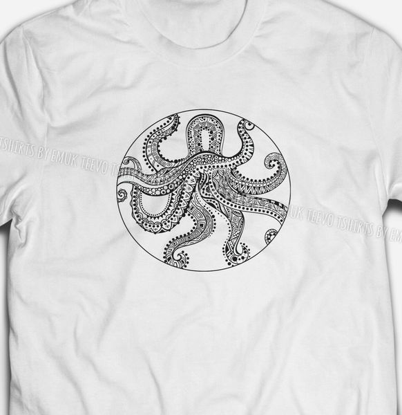 

aztec pattern ocs logo circle ocean animal 100%cotton t-shirt 2019 fashion men's summer style cotton slim fit shirts