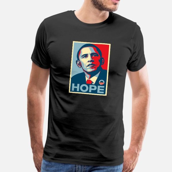 

obama hope t shirt men customize short sleeve s-xxxl clothes anti-wrinkle building spring leisure shirt