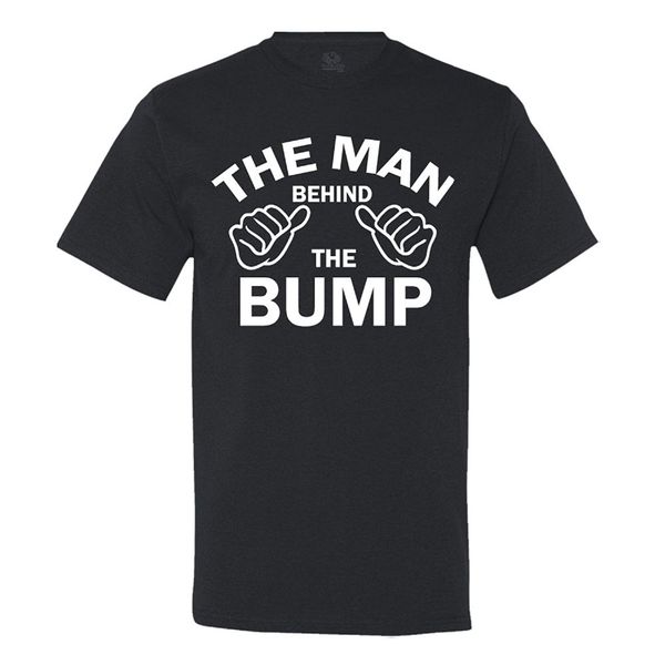 

print t-shirt harajuku short sleeve men the man behind the bump men's t-shirt