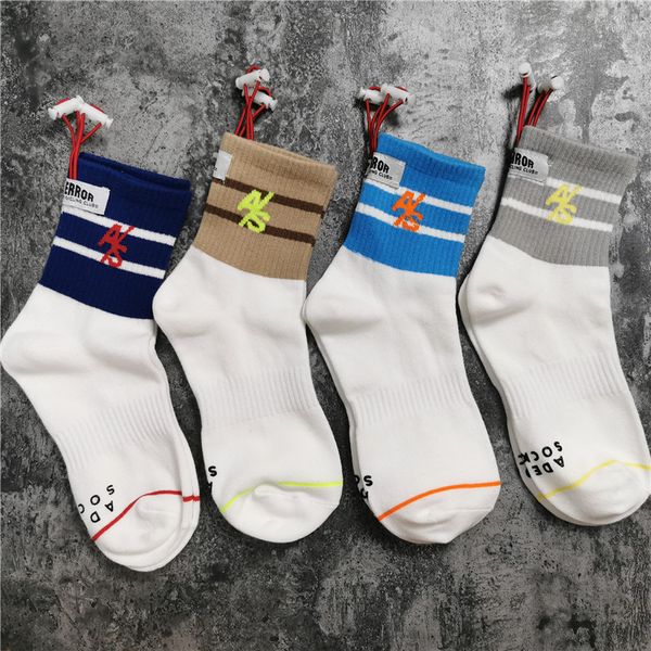 

4colors 20ss socks socks women men 100% cotton basketball socks, Black