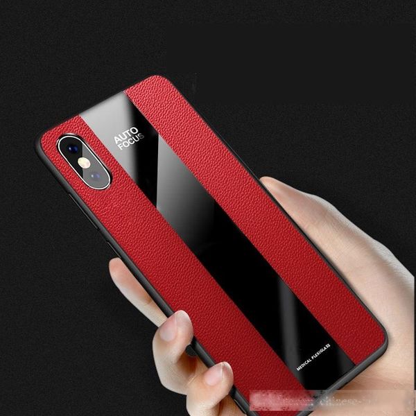 

pu leather glass tpu back medical plexiglass case for iphone xr x xs max 6 7 8 plus galaxy s8 s8 plus s9 s10 s10e s10 plus note 9 50p