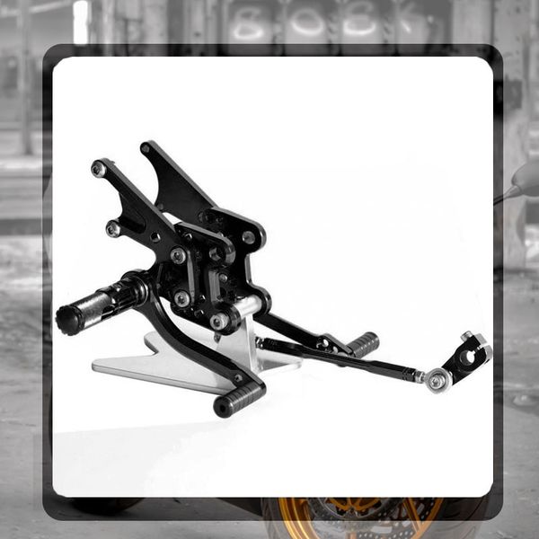 

for zx-14r zx14r zx 14r 2020 motorcycle accessories cnc aluminum footrest rear sets adjustable rearset foot pegs