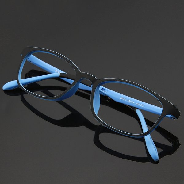 

anti-blue digital goggles youth anti-blue glasses mobile phone computer flat light elliptical framechildren glasses, Black