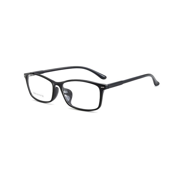 

width-138 new tr90 spectacle frame network explosion super light full rim eyewear frame short-sighted square myopia glasses 2020, Black