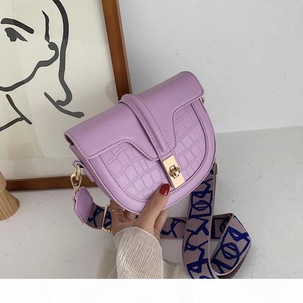

ins saddle bag designer women shoulder bags wide shoulder straps small crossbody fashion sister travel bag